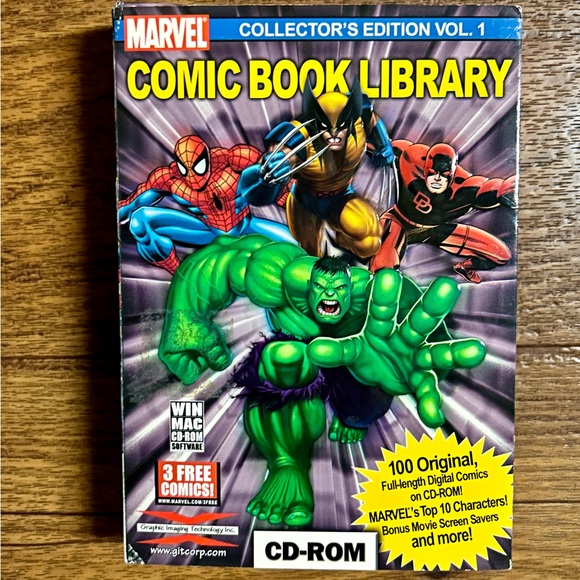 Marvel Comic Book Library • 2003 • CD-ROM • 100 Marvel Comics in Digital Format - Picture 2 of 11